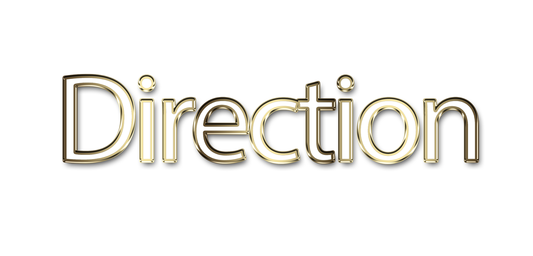 Direction png, word Direction png, Direction word png, Direction text png, Direction letters png, Direction word art typography PNG images, transparent png
